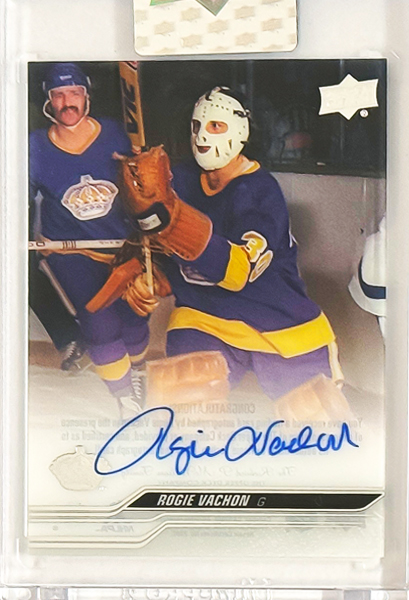 AUTO karta ROGIE VACHON 23-24 Clear Cut Legends Auto číslo CC-RV